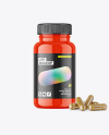 Glossy PIlls Jar Mockup Glossy PIlls Jar Mockup