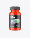 Glossy PIlls Jar Mockup Glossy PIlls Jar Mockup