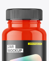 Glossy PIlls Jar Mockup Glossy PIlls Jar Mockup