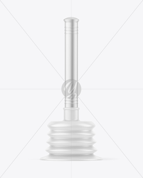 Matte Metallic Plunger Mockup