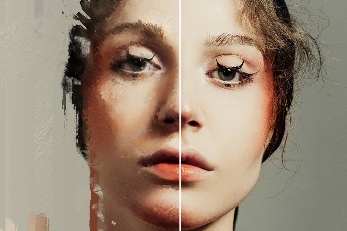 Oil Paint FX Photoshop Action Plugin Oil Paint FX Photoshop Action Plugin