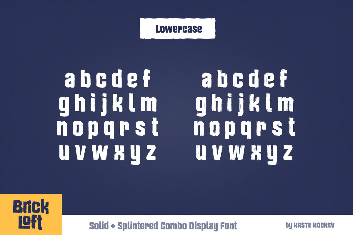 Brick Loft - Display Font Brick Loft - Display Font