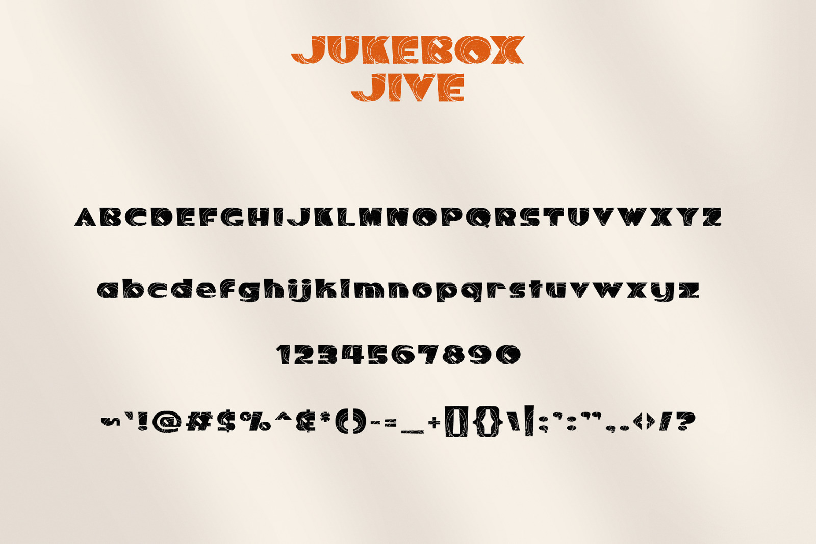 Jukebox Jive - Playful Typeface