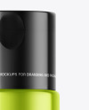 Metallic Cosmetic Bottle Mockup Metallic Cosmetic Bottle Mockup