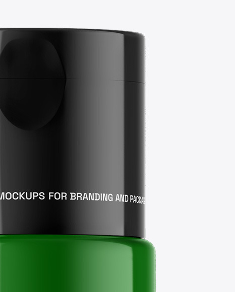 Glossy Cosmetic Bottle Mockup