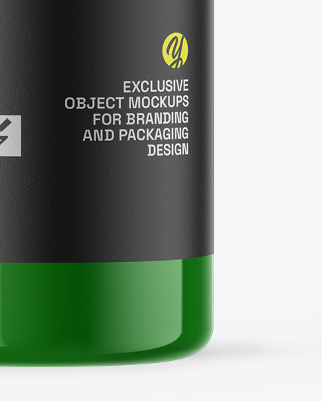 Glossy Cosmetic Bottle Mockup