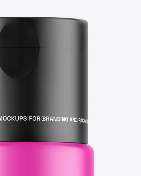 Matte Cosmetic Bottle Mockup