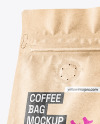 Kraft Paper Coffee Bag Mockup