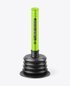 Glossy Metallic Plunger Mockup