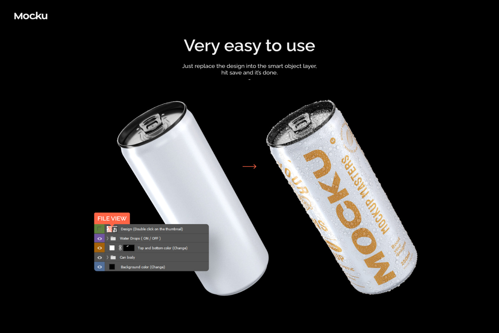 Can 250ml Video Mockup - Photoshop File Can 250ml Video Mockup - Photoshop File