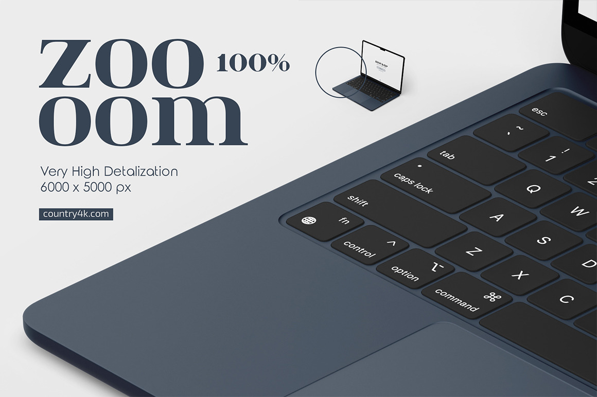 Macbook Air M2 Mockup Set Macbook Air M2 Mockup Set