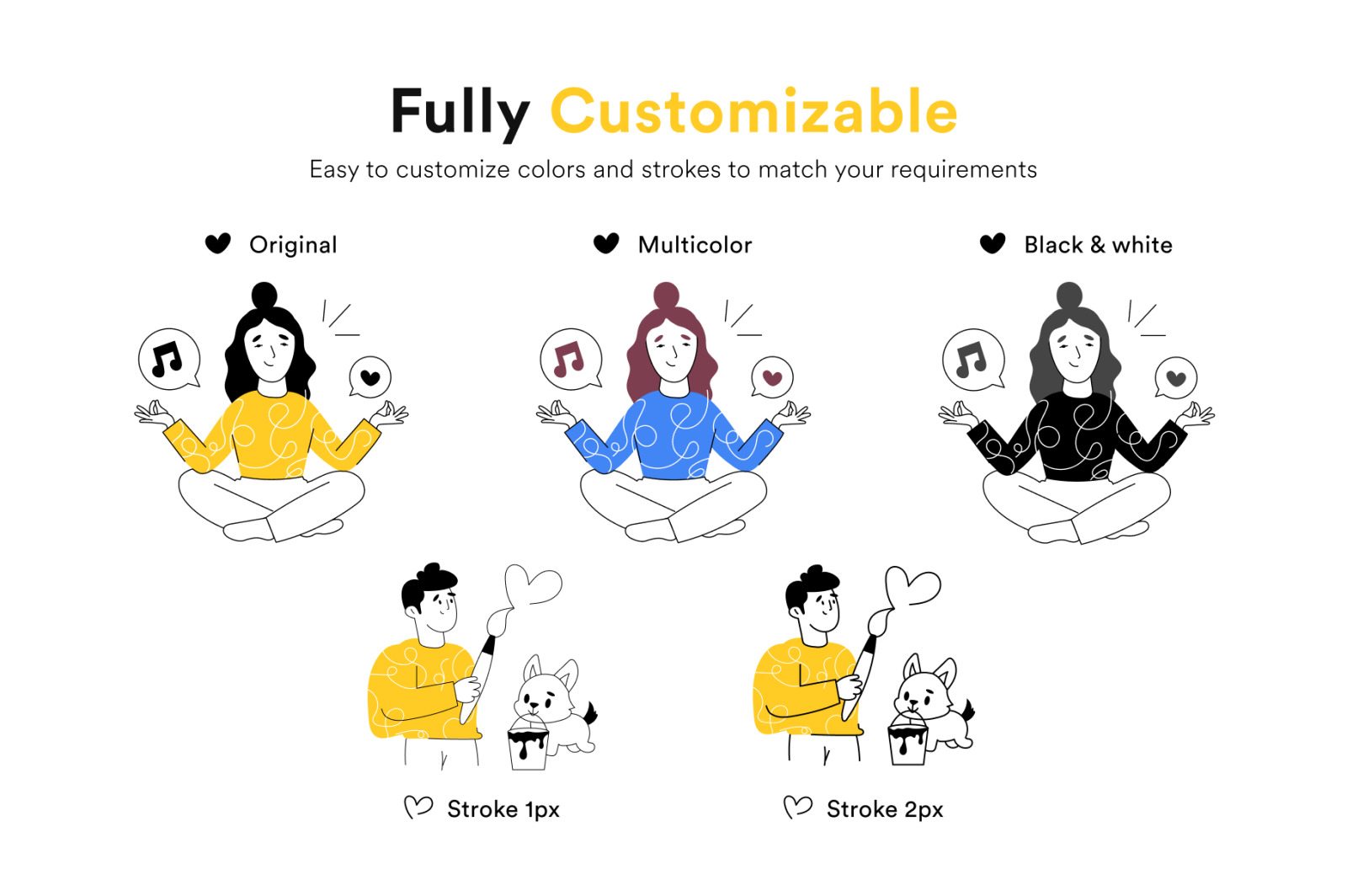 Self Care Illustration Set Self Care Illustration Set