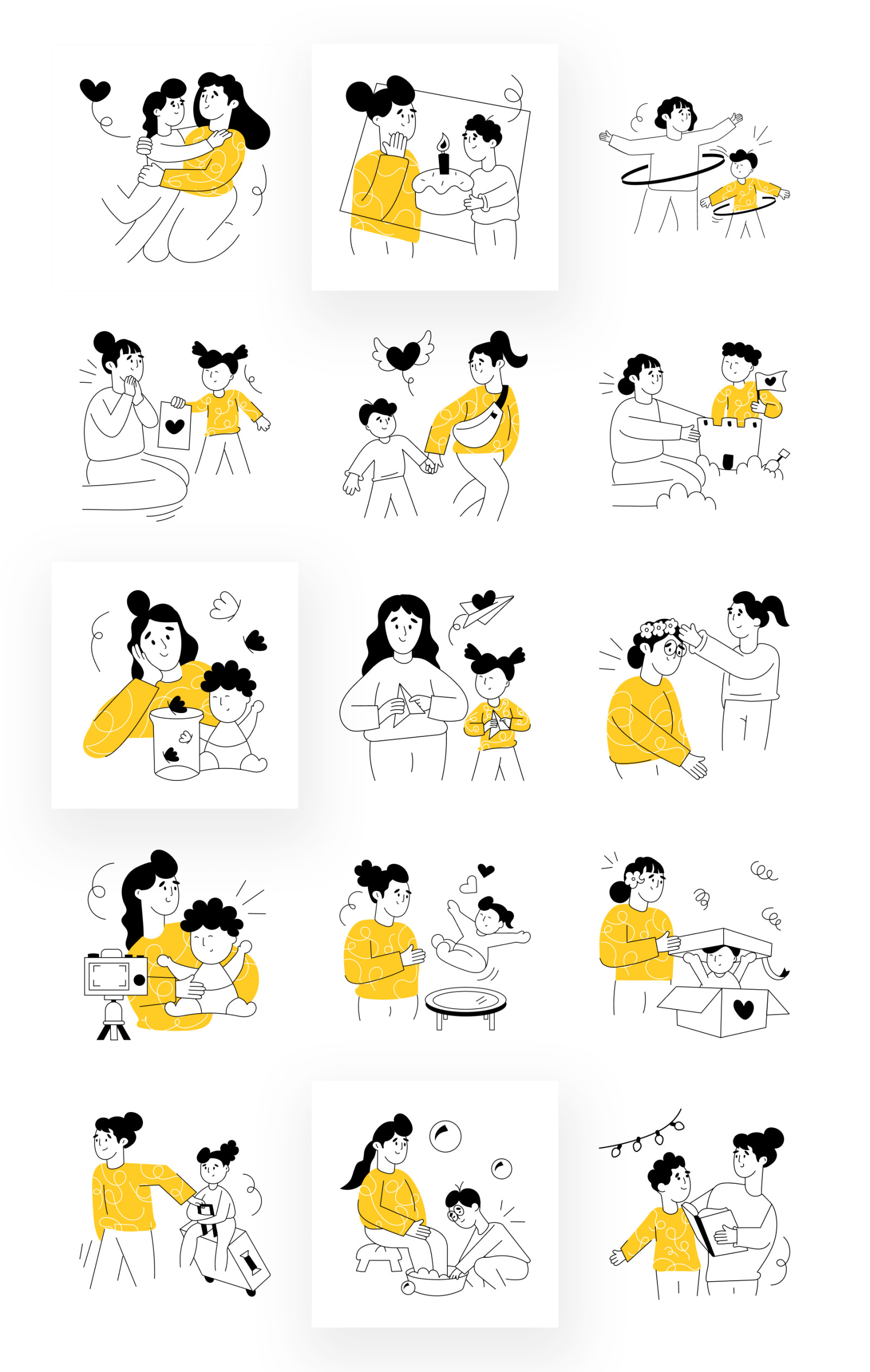 Mother Day Illustrations Mother Day Illustrations