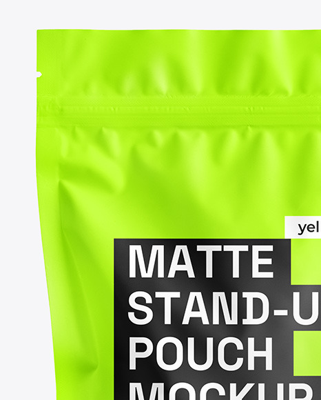 Matte Stand-up Pouch Mockup