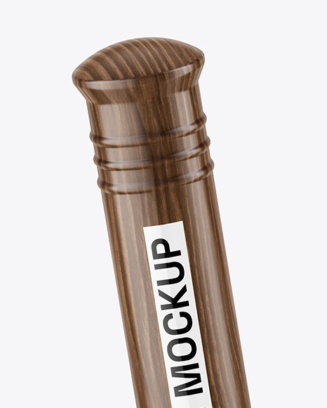 Plunger With Dark Wood Handle Mockup