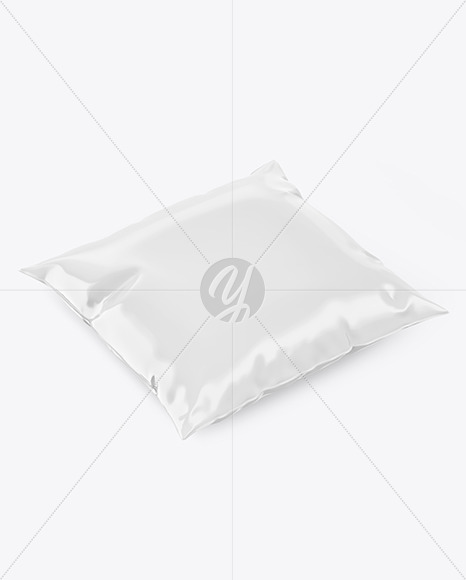 500ml Glossy Milk Bag Mockup