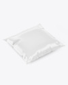 500ml Glossy Milk Bag Mockup