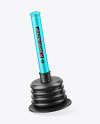 Matte Metallic Plunger Mockup