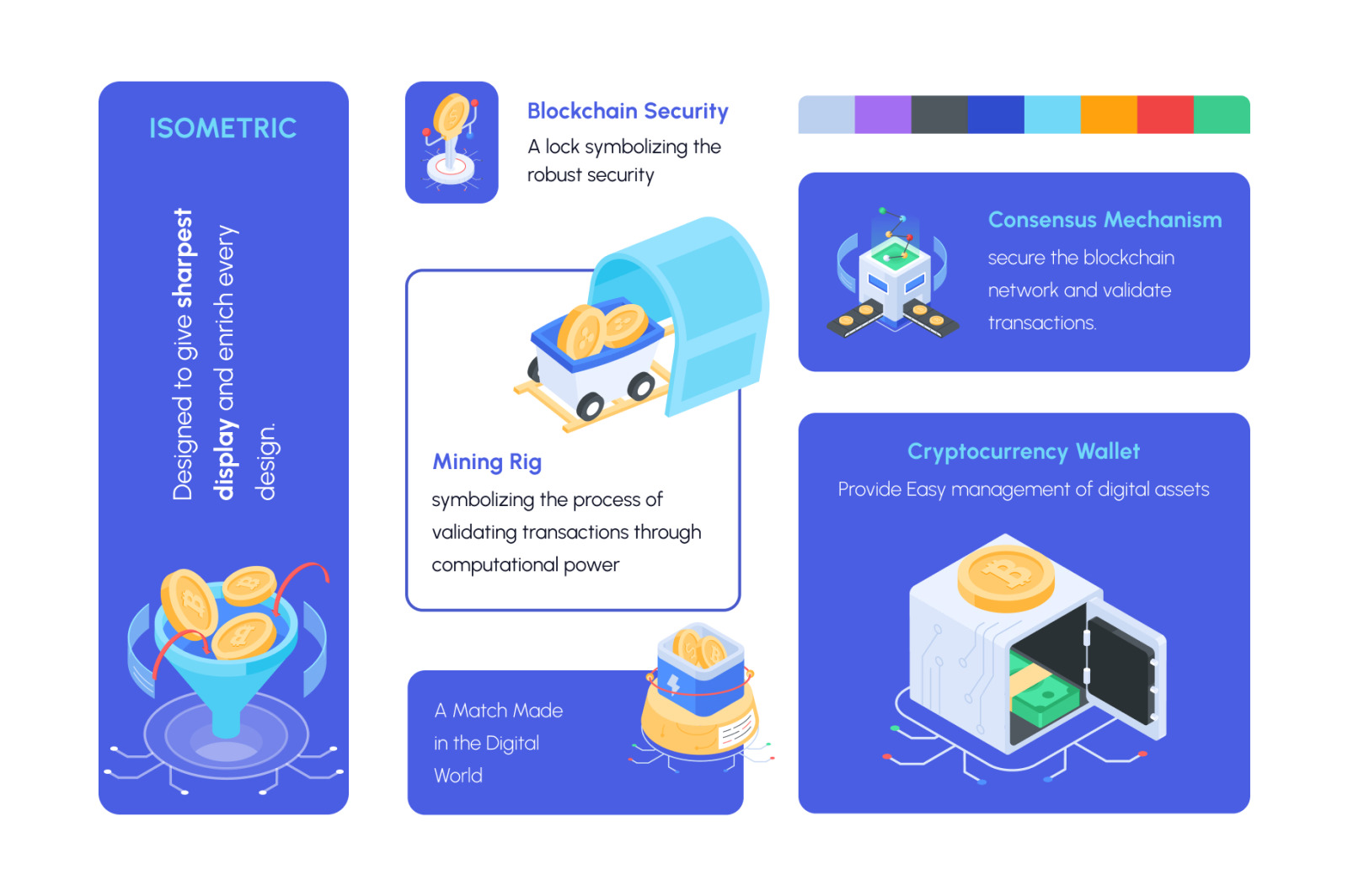 Animated Blockchain Icon Set