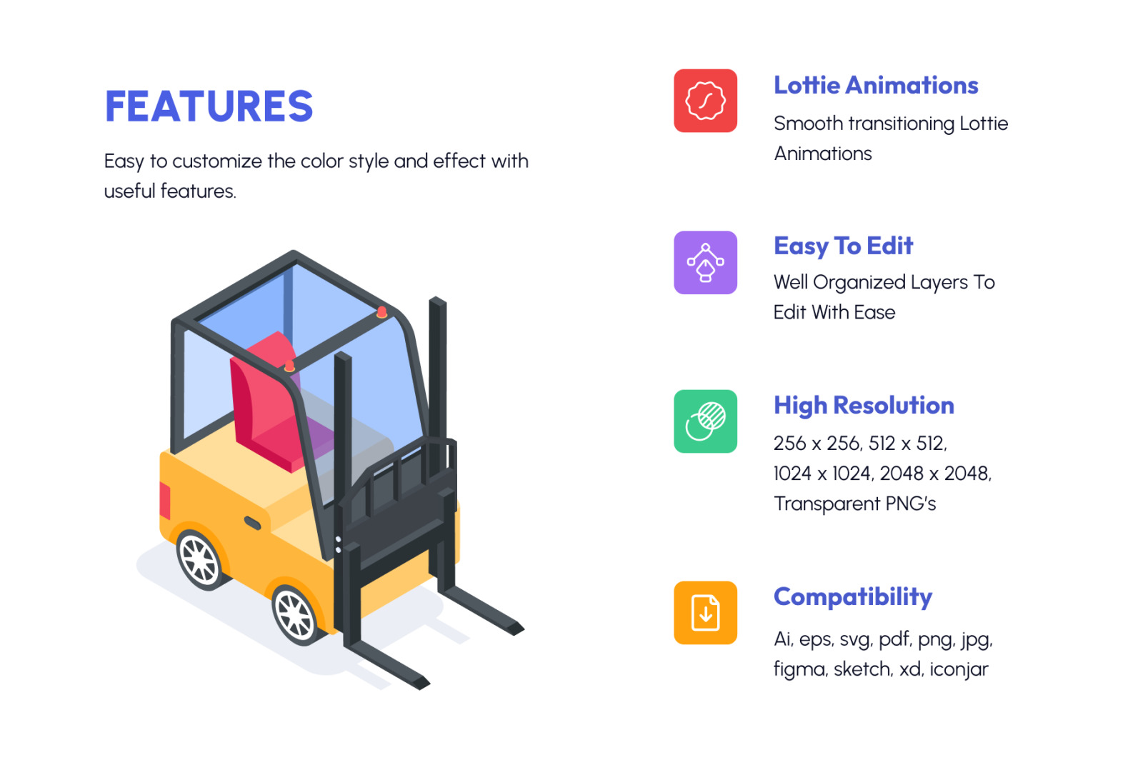 Isometric Transportation Icons