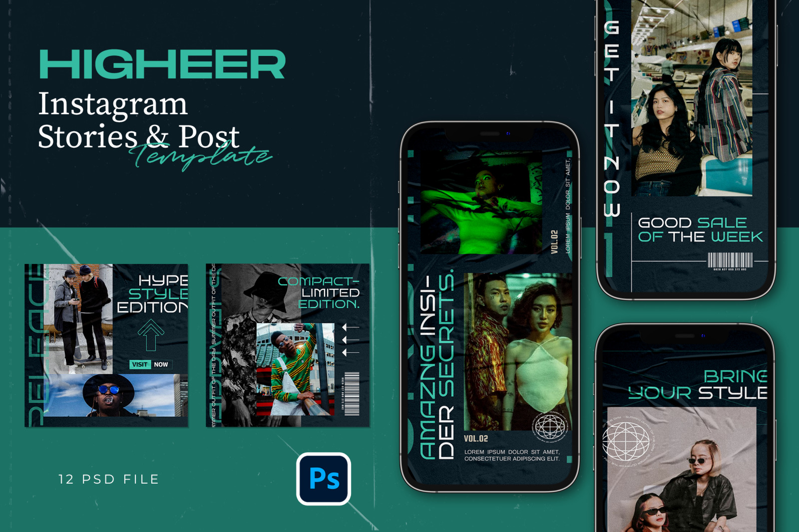 Hype Instagram Templare - HIGHEER Hype Instagram Templare - HIGHEER