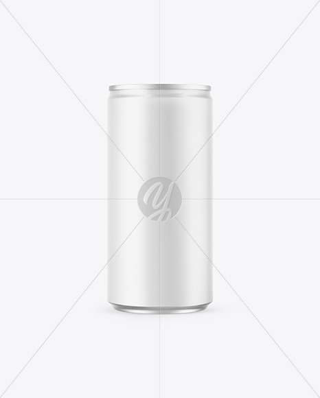 200ml Slim Can With Matte Finish Mockup