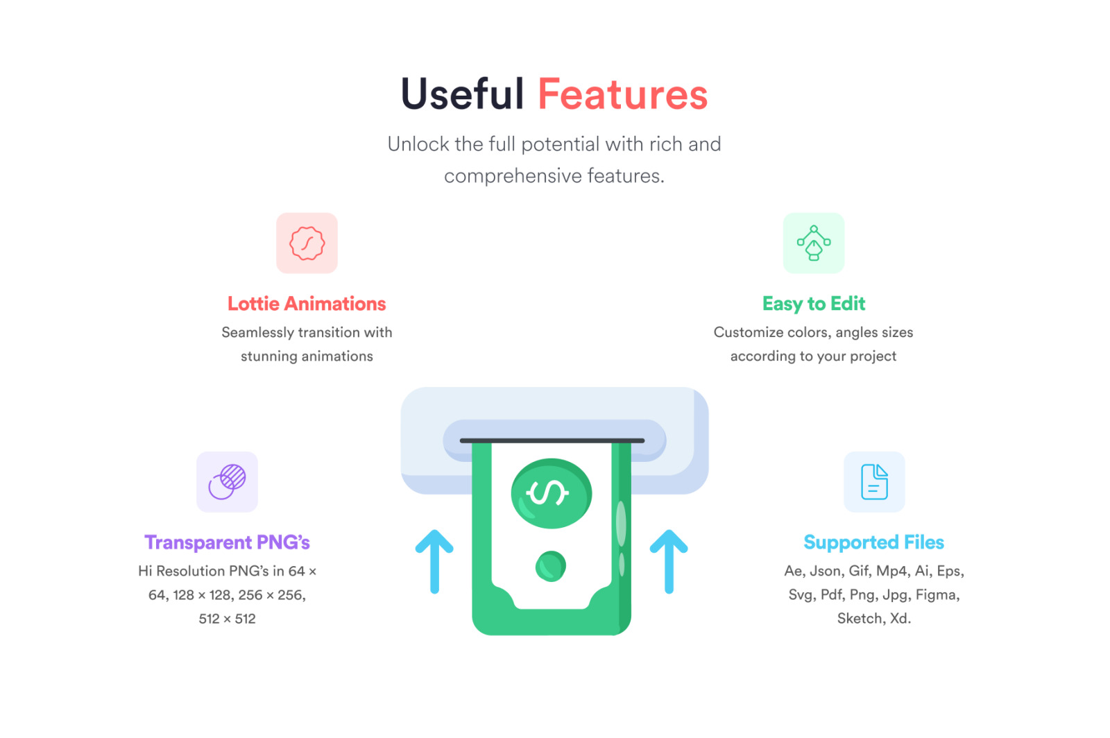 Animated Payroll Icon Set