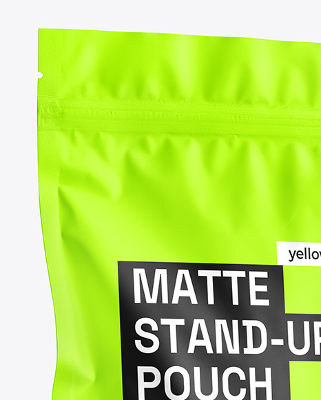 Matte Stand-up Pouch Mockup