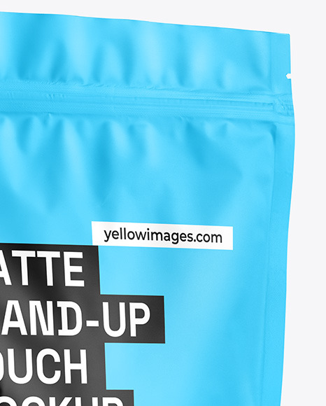 Matte Stand-up Pouch Mockup