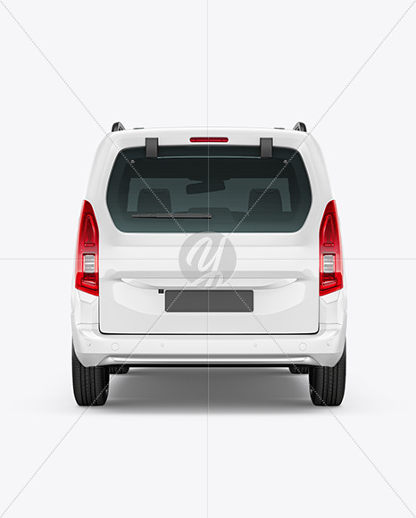 Van Mockup - Back View