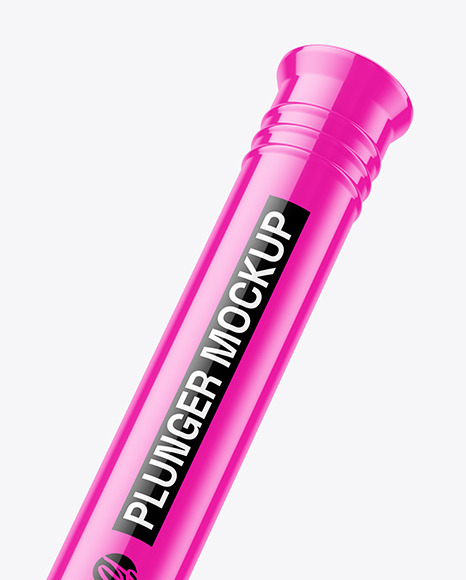 Glossy Plunger Mockup