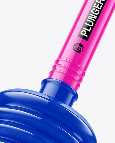 Glossy Plunger Mockup