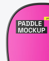 Pickleball Matte Paddle & Two Balls Mockup