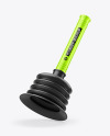 Glossy Metallic Plunger Mockup