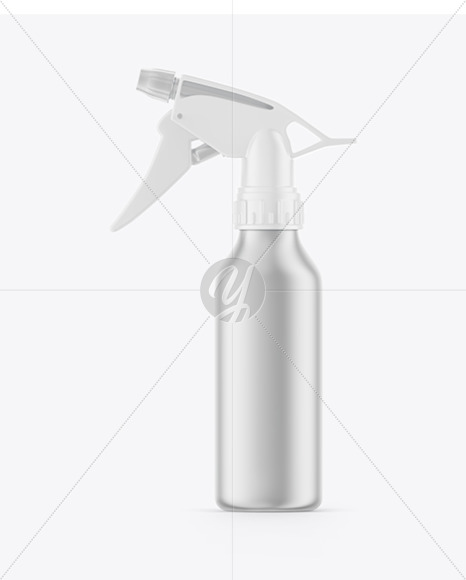 Metallized Spray Botlle Mockup