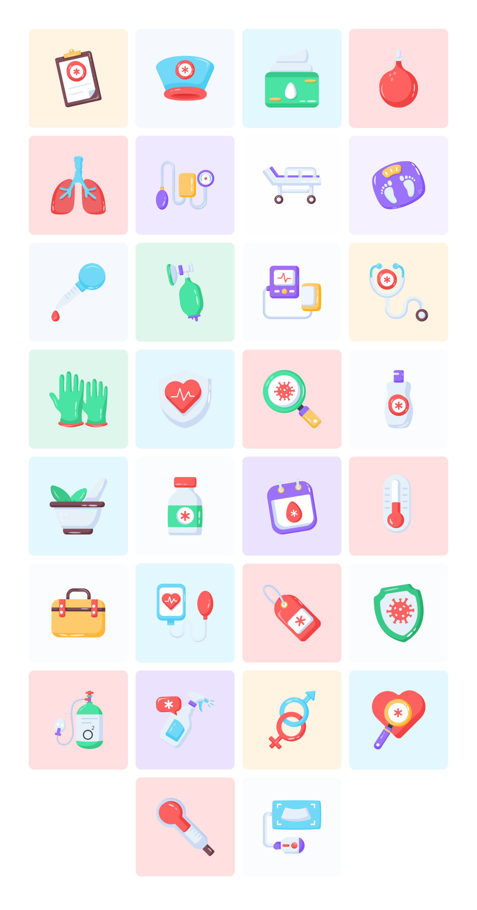 Animated Medical Icons