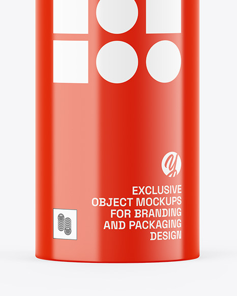 Glossy Bottle W/ Pump Mockup