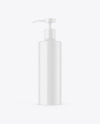 Glossy Bottle W/ Pump Mockup