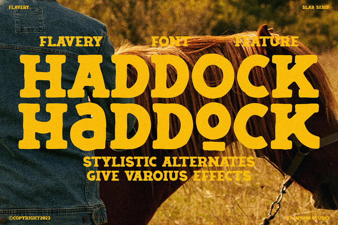 Flavery - Vintage Slab Serif