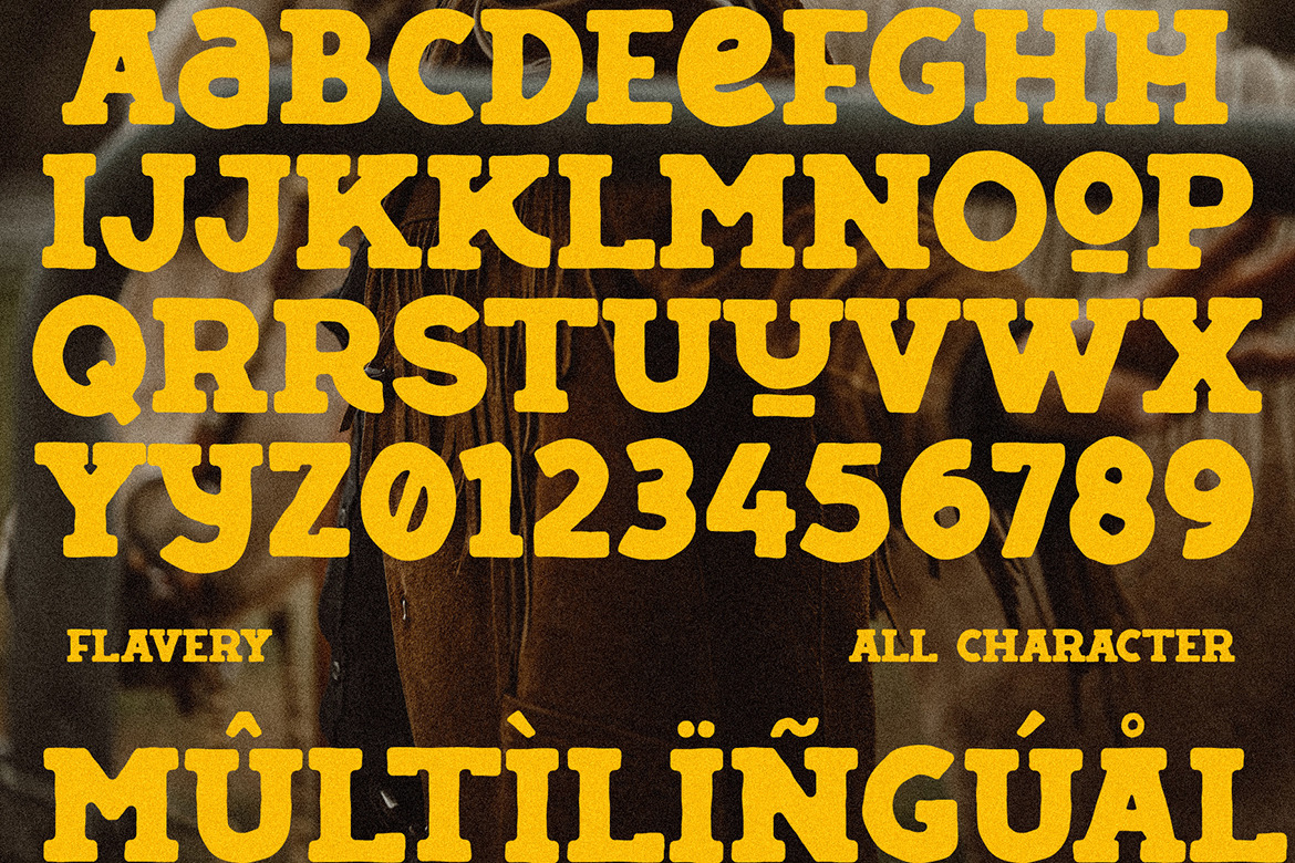 Flavery - Vintage Slab Serif Flavery - Vintage Slab Serif