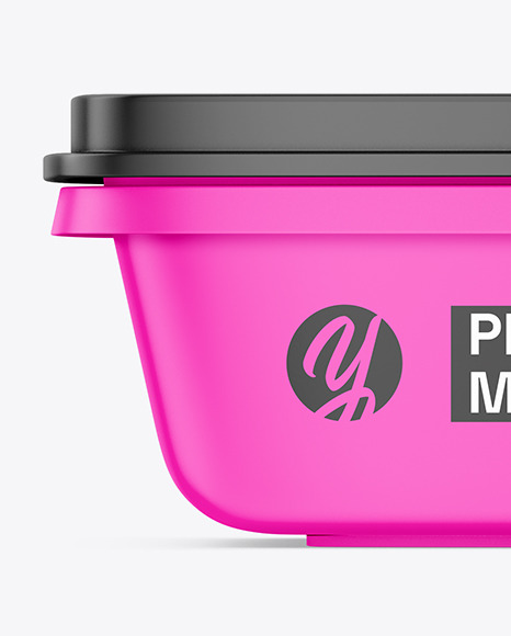 Matte Container Mockup