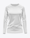 Women’s Long Sleeve T-Shirt Mockup