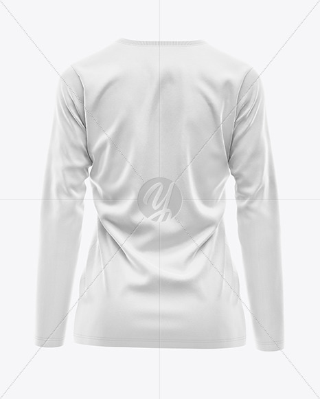 Women’s Long Sleeve T-Shirt Mockup