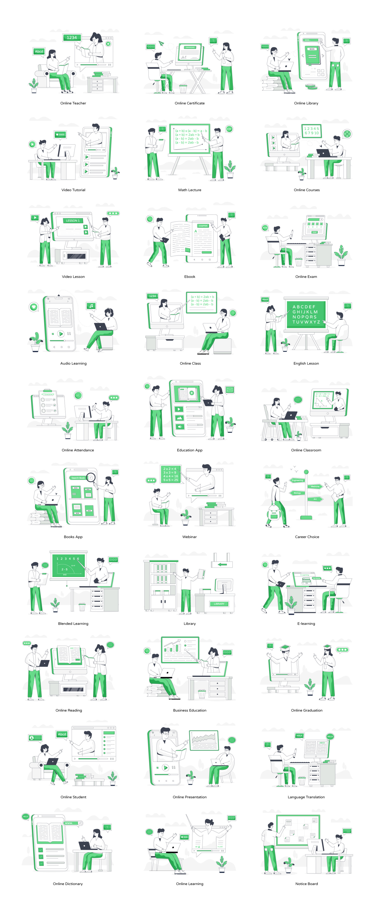 Online Learning Illustrations Online Learning Illustrations