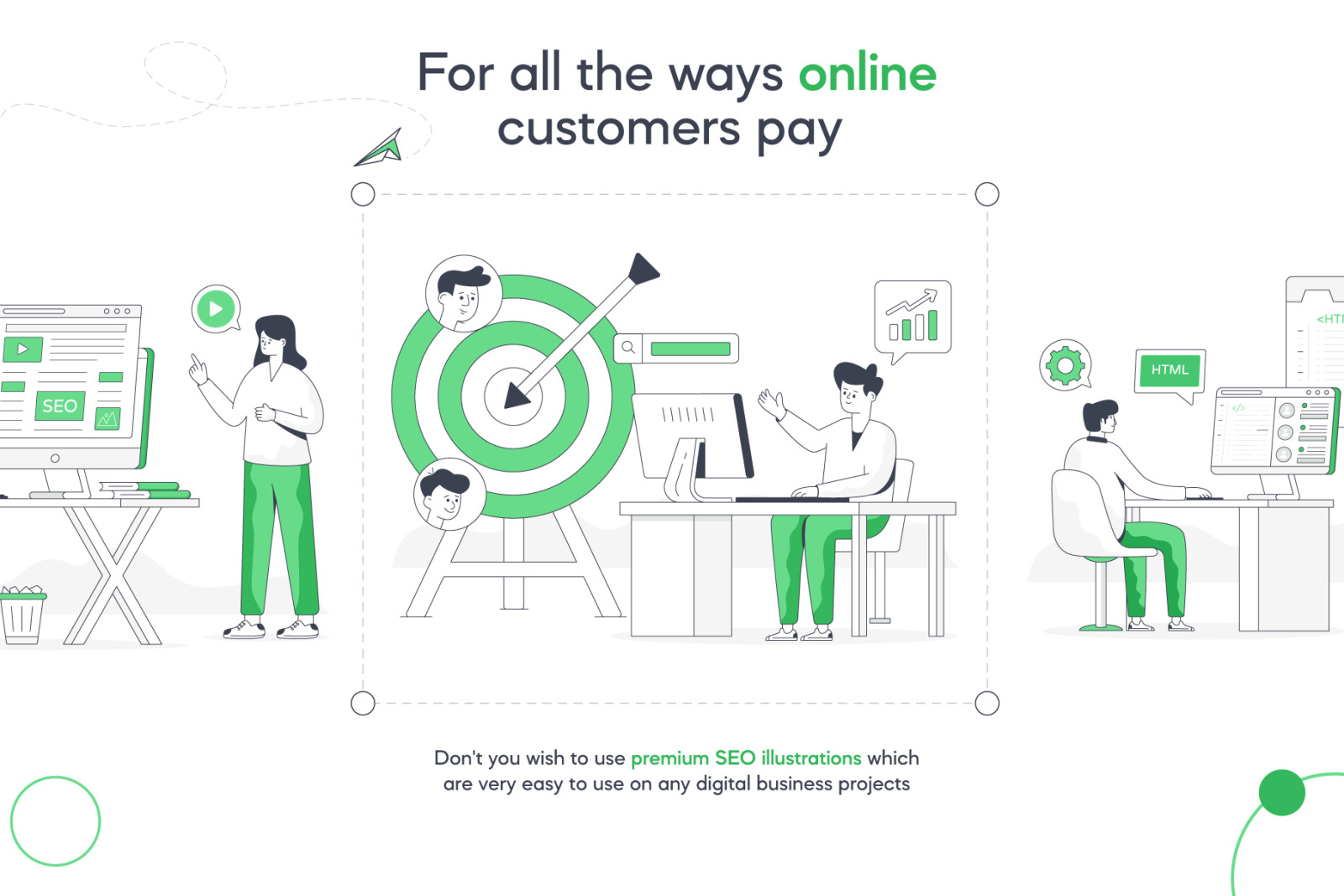 SEO Illustration Set SEO Illustration Set