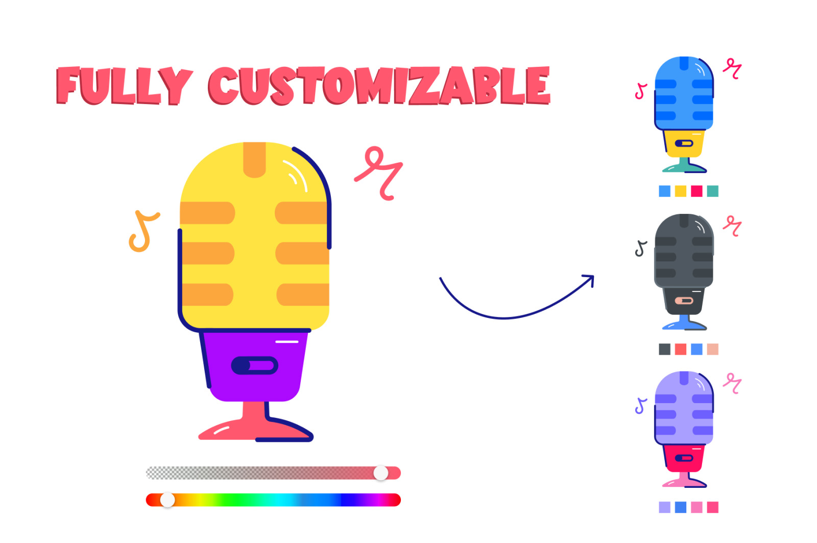Animated Music Stickers Animated Music Stickers
