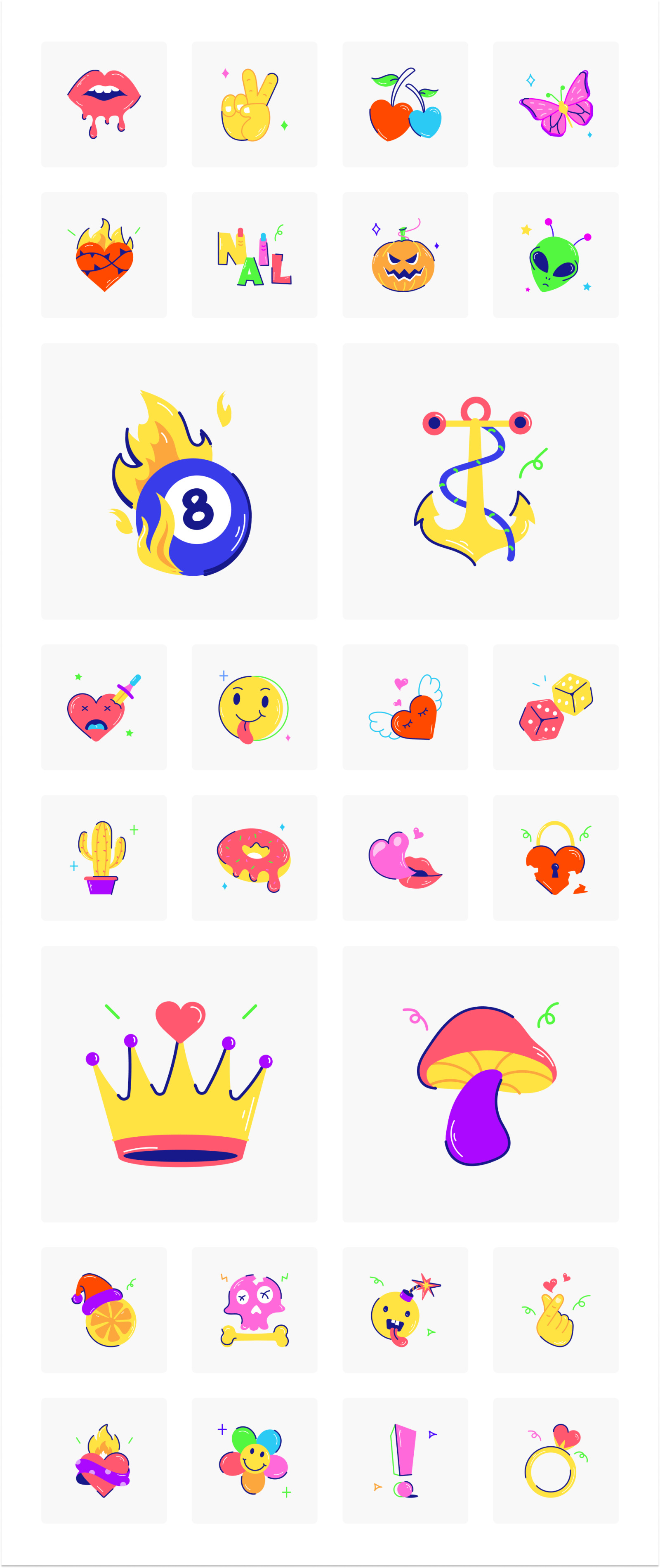 Animated Nail Stickers Animated Nail Stickers