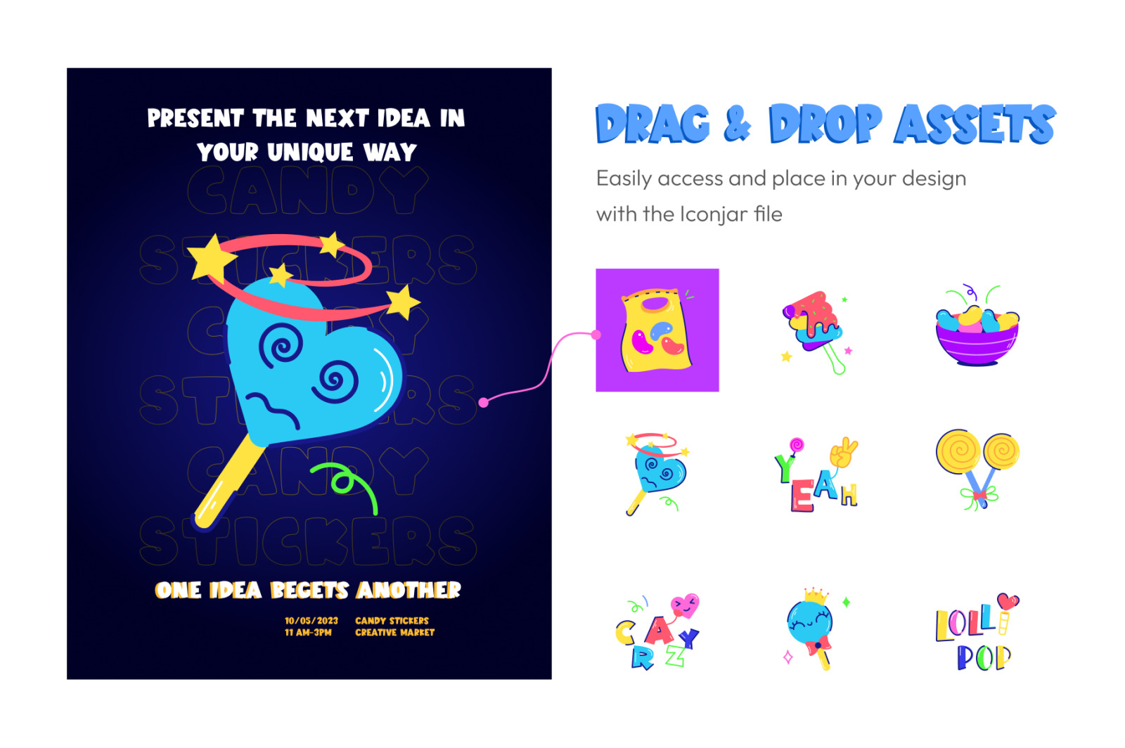 Animated Candy Stickers Animated Candy Stickers
