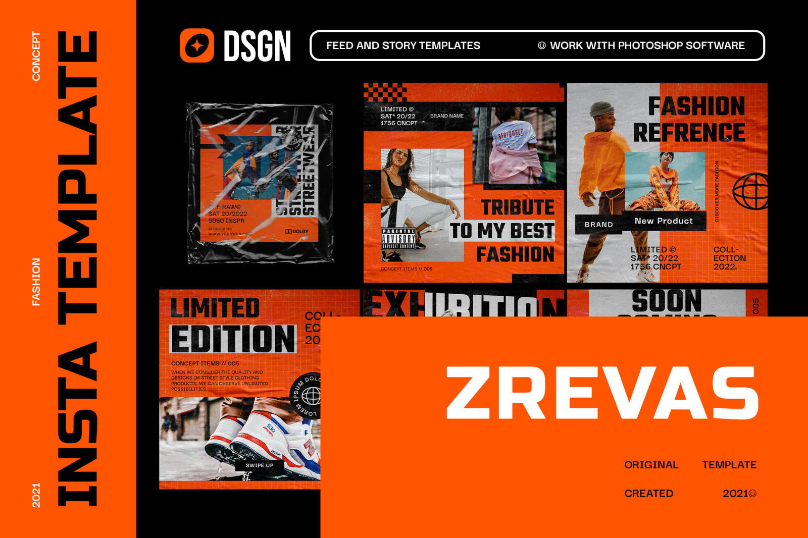 Zrevas Urban Instagram Templates