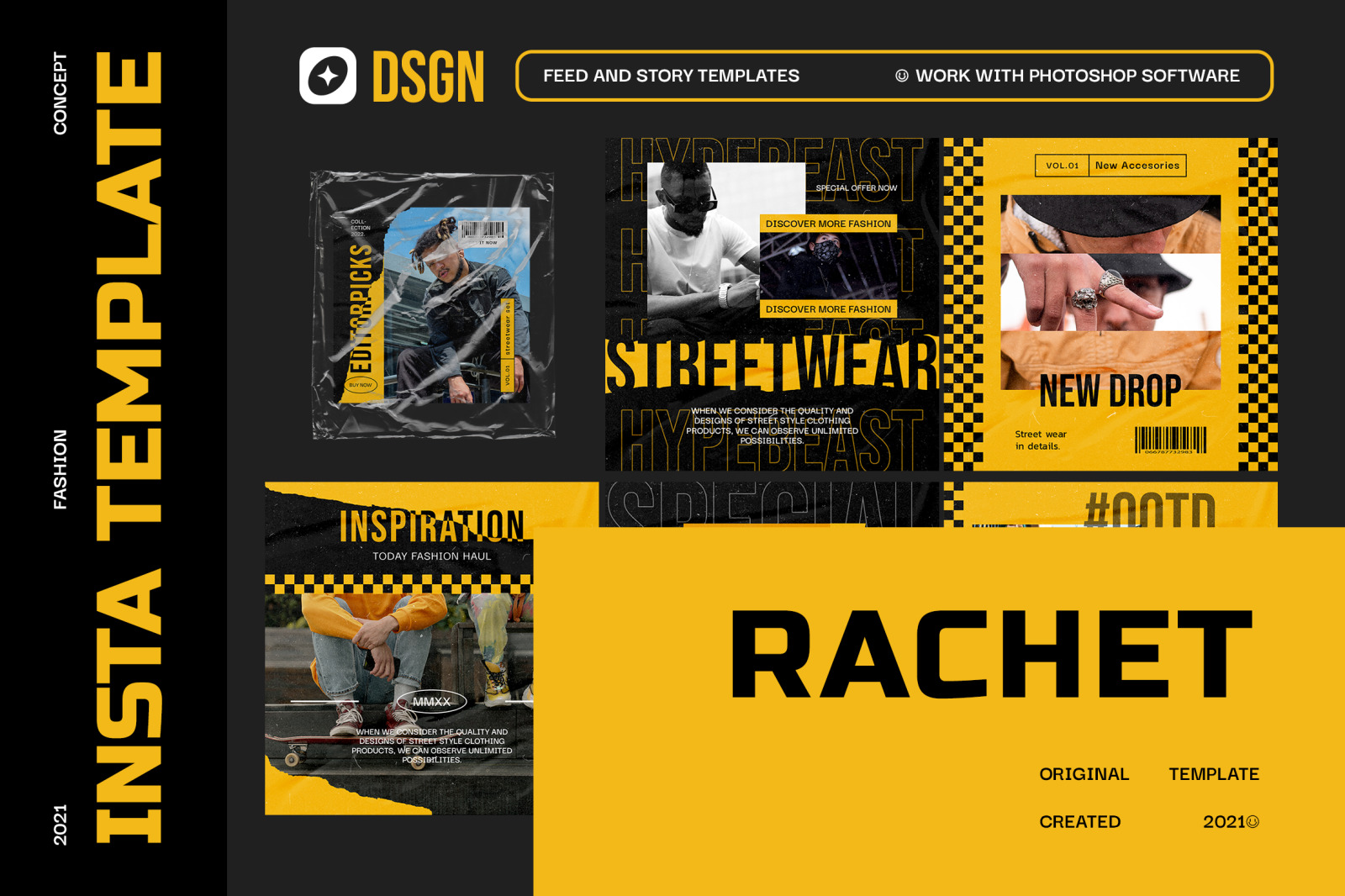 Rachet Urban Instagram Templates Rachet Urban Instagram Templates